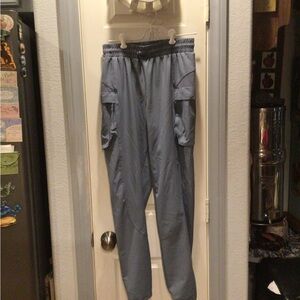 Avalanche woman’s Cargo Pants in Light Blue with Elastic Waist